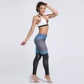 Miniatyrbild 7 av 8: Blågröna Mönstrade Yoga Leggings