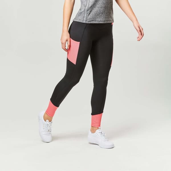 Dublin Womens/Ladies Power Performance Colour Block Horse Riding Tights
