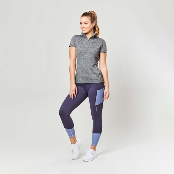 Dublin Womens/Ladies Power Performance Colour Block Horse Riding Tights