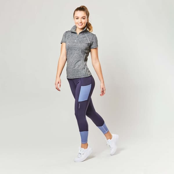 Dublin Womens/Ladies Power Performance Colour Block Horse Riding Tights
