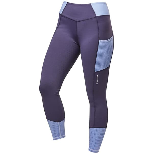 Dublin Womens/Ladies Power Performance Colour Block Horse Riding Tights