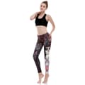 Miniatyrbild 6 av 7: Dark Tatto Woman and Rose Yoga Leggings