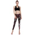 Miniatyrbild 7 av 7: Dark Tatto Woman and Rose Yoga Leggings