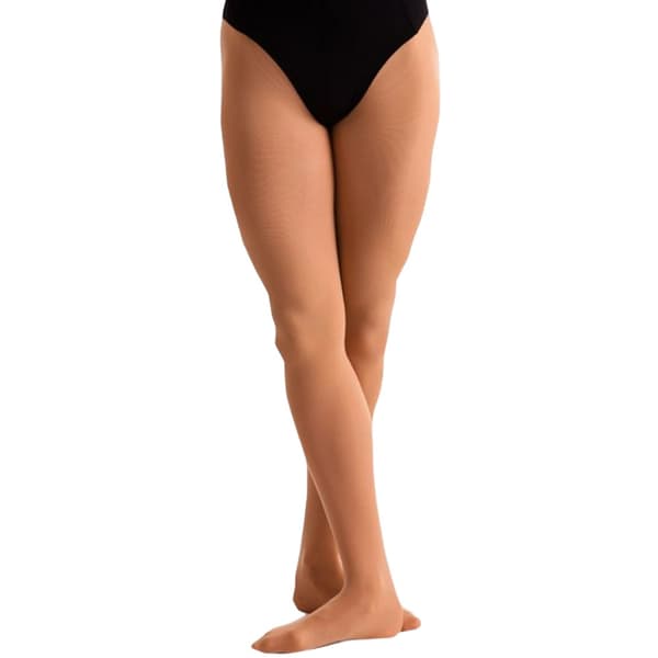 Silky Dance Womens/Ladies High Performance Footed Ballet Tights Tan S