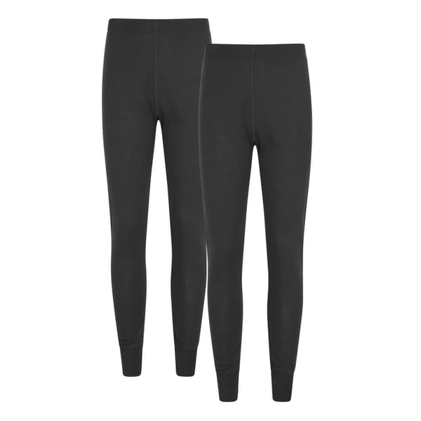 Mountain Warehouse Womens/Ladies Talus Thermal Base Layer Leggings (Förpackning med 2 st)