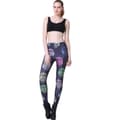 Miniatyrbild 2 av 6: Dödskalle med Hörlurar Leggings