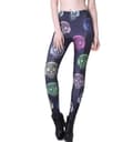 Miniatyrbild 1 av 6: Dödskalle med Hörlurar Leggings