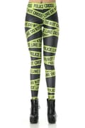 Miniatyrbild 1 av 5: Grön Police Line Leggings