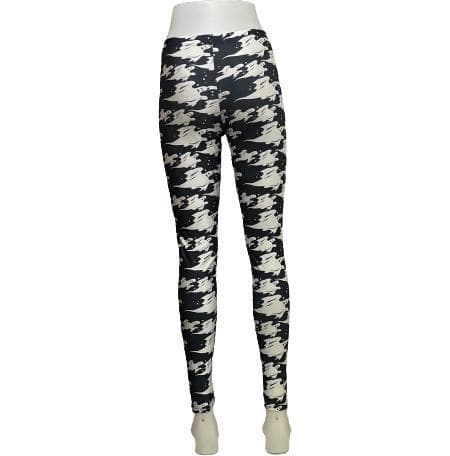 Svarta Leggings med Vita Spöken