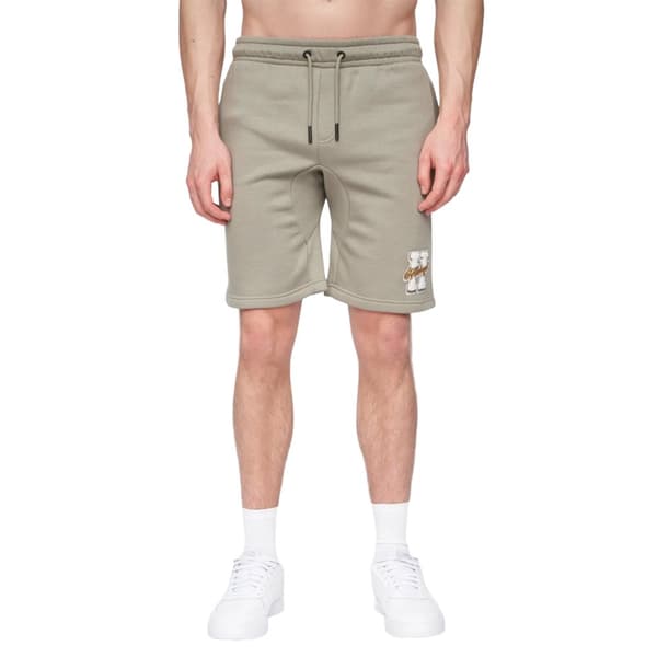 Henleys Mens Aitchen Sweat Shorts Dusty Olive XL R
