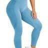 Blåa Tights Seamless Hög midja  Leggings