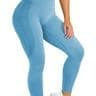 Blåa Tights Seamless Hög midja  Leggings