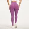 MörkLila Tights Seamless Hög midja  Leggings
