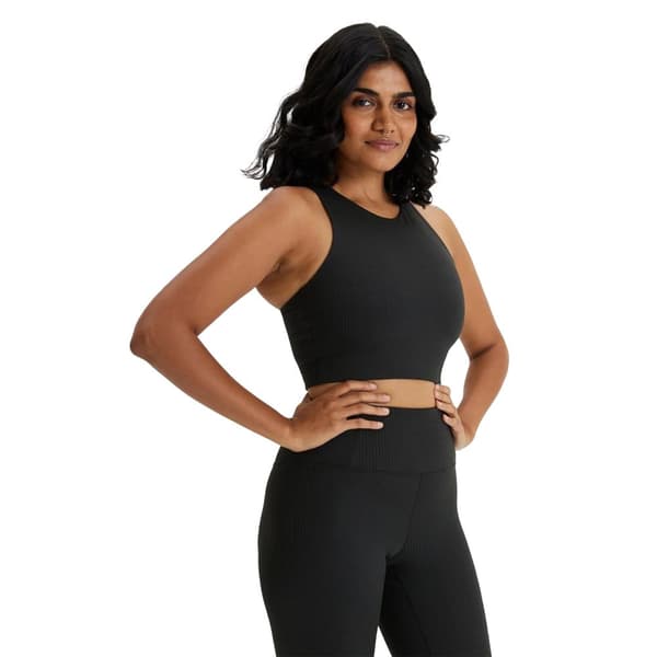 Girlfriend Collective Womens/Ladies Ribbed High Rise Long Leggings