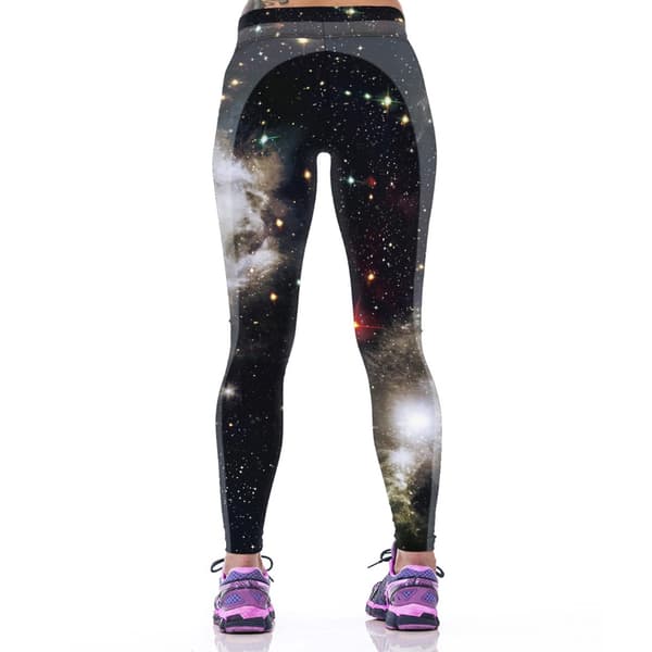 Galaxy Mönstrade Tights Leggings Medium