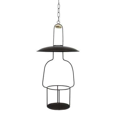 Hängande Ställning Svart till Fotogenlampa Rak Stor