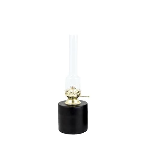 Fotogenlampa Rak Svart Liten