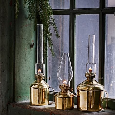 Kerosene Lamp Linné Brass Small