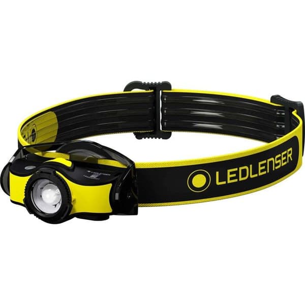 Huvudlampa - LEDLENSER - iH5R - 400 lumen - Uppladdningsbar - Svart Svart, Gul