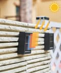 Miniatyrbild 8 av 8: Solcellslykta / Solcellslampa, 2x LED, Vägg och marklykta, solceller, IP65