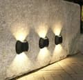 Miniatyrbild 4 av 6: Solcellslampa för mark & väggmontering, 8LED, IP67 vädertålig, 4-pack
