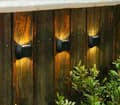 Miniatyrbild 6 av 6: Solcellslampa för mark & väggmontering, 8LED, IP67 vädertålig, 4-pack