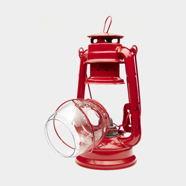 Stormlykta / fotogenlykta NOCK Mysingen X, 250 mm, röd, med veke + 1 liter lampolja