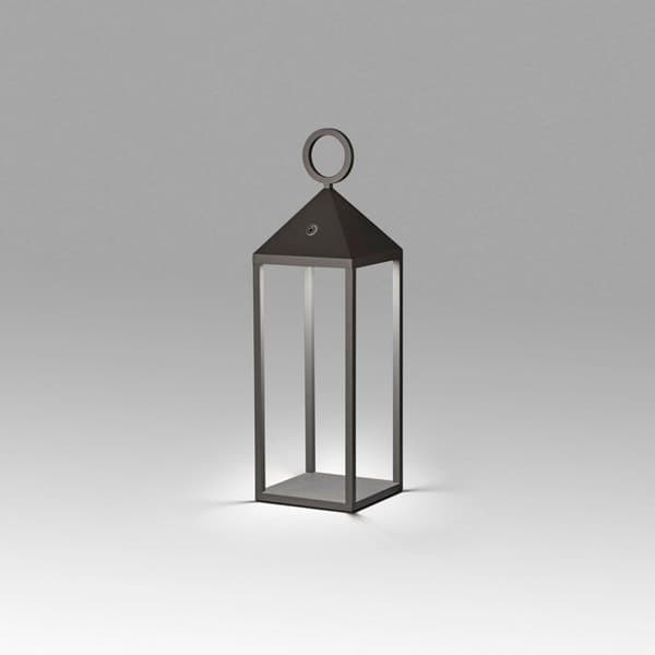 Bärbar bordslampa - ARGUS - Mörkgrå - USB-laddningsbar - LED - Utomhus