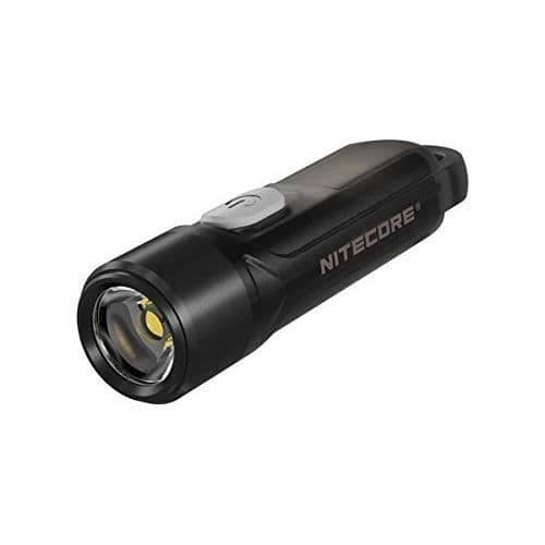 Ficklampa - NITECORE - TIKI LE - 2 glödlampor - 4 lägen - Aluminium Svart