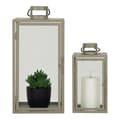 Miniatyrbild 1 av 4: Grön metall- och glaslykta - Set om 2 - HOUSE NORDIC Corfu
