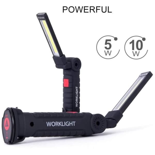 Arbetslampa - WGHY - WGHY3810 - Bärbar - Uppladdningsbar USB - 5 lägen