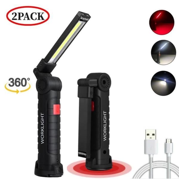 Arbetslampa - WGHY - WGHY3810 - Bärbar - Uppladdningsbar USB - 5 lägen