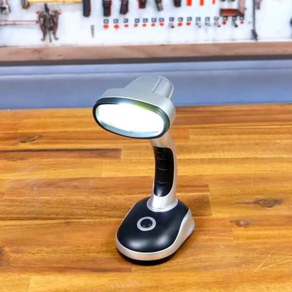 SHOP-STORY - LEDGEL : Multifunktionell COB LED-bordslampa 90 graders lutning trådlöst ultrakraftfullt ergonomiskt handtag