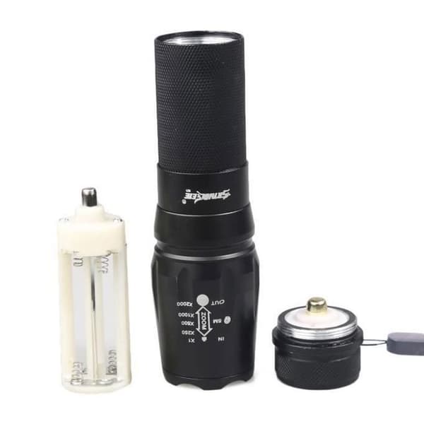 Zoombar 4000lm 5 lägen CREE XM-L T6 High Power LED-ficklampa Ficklampa