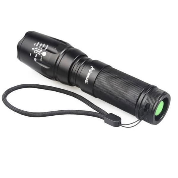 Zoombar 4000lm 5 lägen CREE XM-L T6 High Power LED-ficklampa Ficklampa
