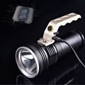 Miniatyrbild 4 av 4: CREE XM-L 3000LM Uppladdningsbar LED-ficklampa - Svart - För utomhusbruk