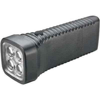 ACCULUX Svart Multi LED trådlös ficklampa