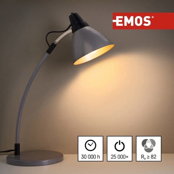 Emos - ZQ5160 - LED-lampa a +, Classic A60, glas, 14 W, E27, transparent, 6,2 x 6,2 x 13 cm