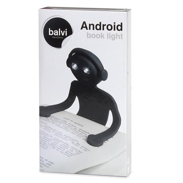 Android läsljus svart