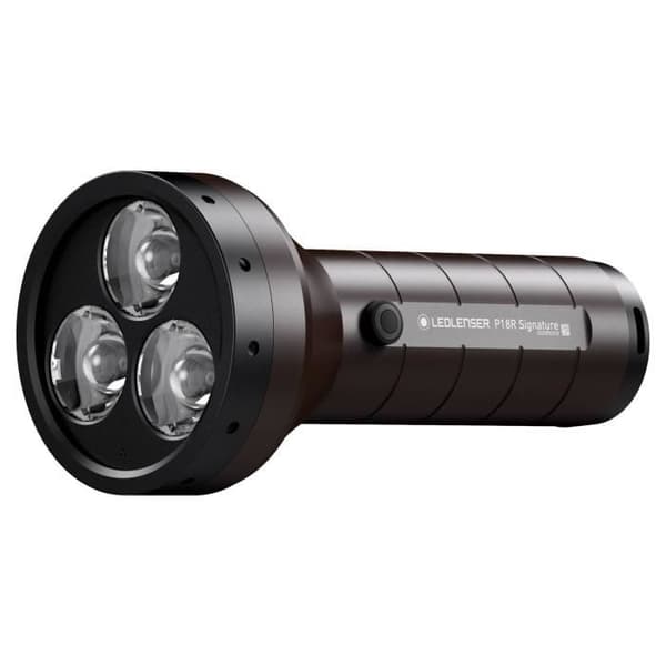 Uppladdningsbar LED-ficklampa - LED LENSER P18R Core - 4500 Lumen - 720m Ljusavstånd Svart