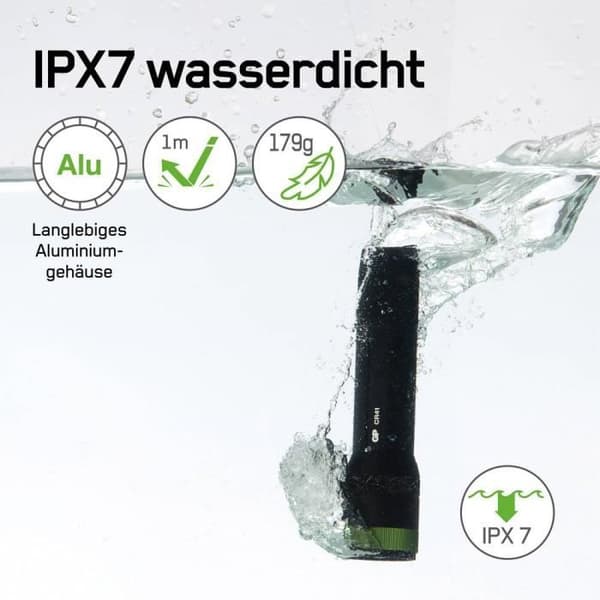Ficklampa - GP - Discovery CR41 - USB uppladdningsbar LED - 650 lm - 40 h
