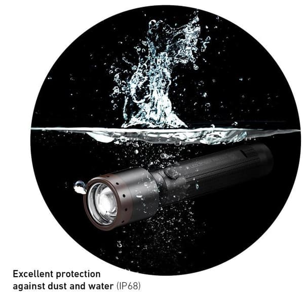 P6R Core Torch - Led Lenser - Laddningsbar ficklampa - 900 Lm - 240m - 95h