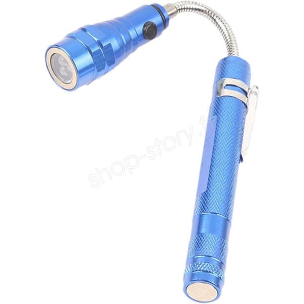 Teleskopisk Magnetisk Flexibel Ficklampa 17 till 55 cm med 3 LED och Justerbar Intensitet