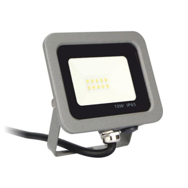 Elektrisk lampa - ficklampa - bärbar lampa Silverelektronik - 172010 - FORGE+ IP65 10 W 5700 K A+ projektor