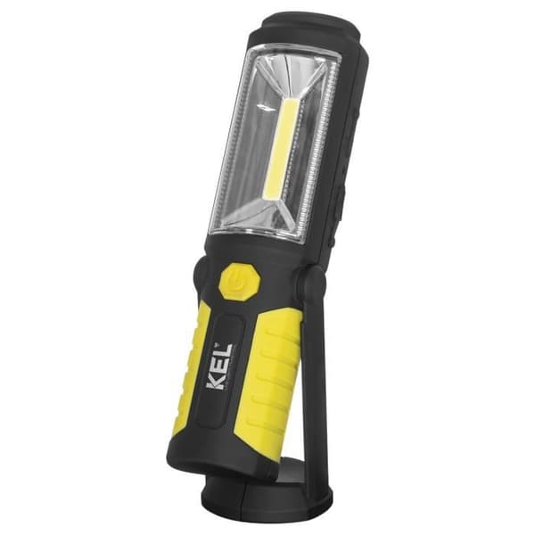 Bärbar uppladdningsbar LED-ficklampa Powerbank LW-1PB KEL