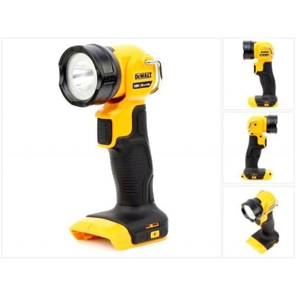 Bare 18V XR LED-ljus - DEWALT - DCL040 Svart, Gul