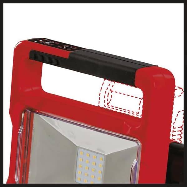 Einhell Trådlös projektor TE-CL 18/2000 LiAC - Solo Power X-Change (18V, 2000 Lumen) Levereras utan batteri eller laddare