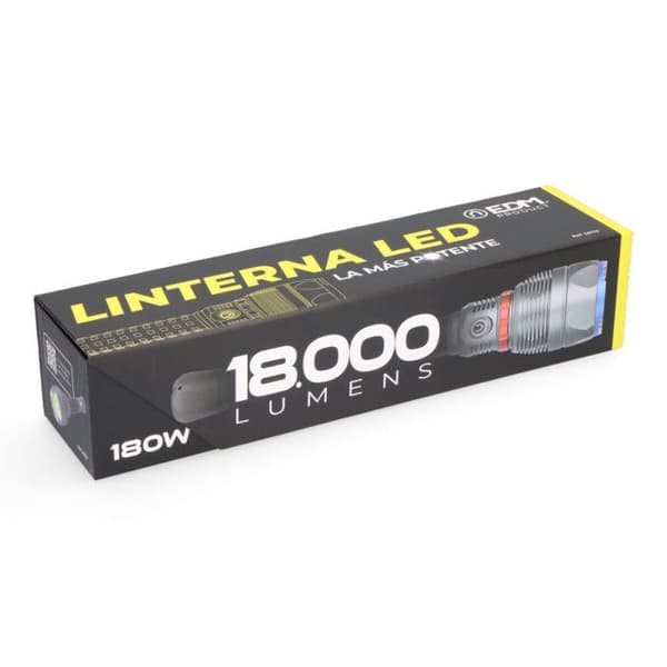 EDM SUPERNOVA LED-ficklampa 18 000 lumen