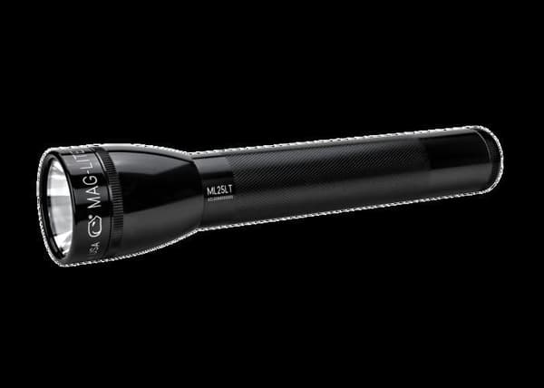 LED-lampa - MAGLITE - ML25LT - Svart - 1 glödlampa - Ljusläget ljusbevakning