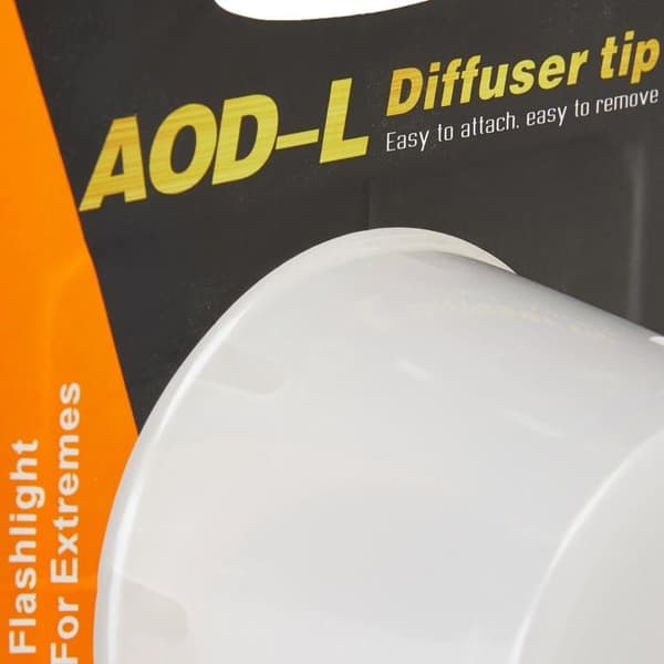 Elektrisk lampa - ficklampa - Fenix arbetslampa - AOD-L - Ficklampa med diffusor, stor storlek